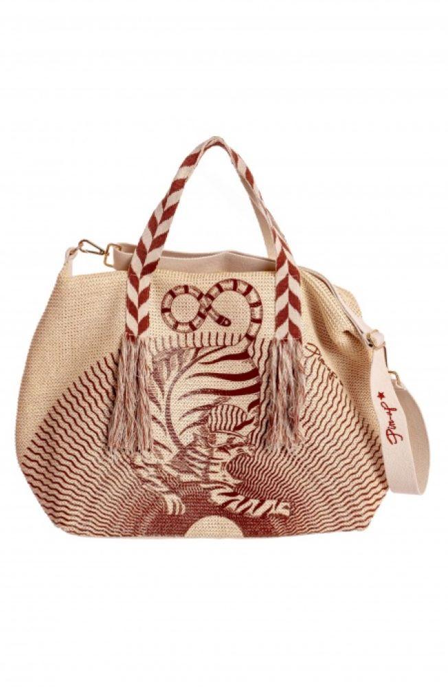 BORSA DONNA NATURALE PE008XB 009 PIN UP
